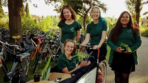 A student transport bike is a good sustainability project idea